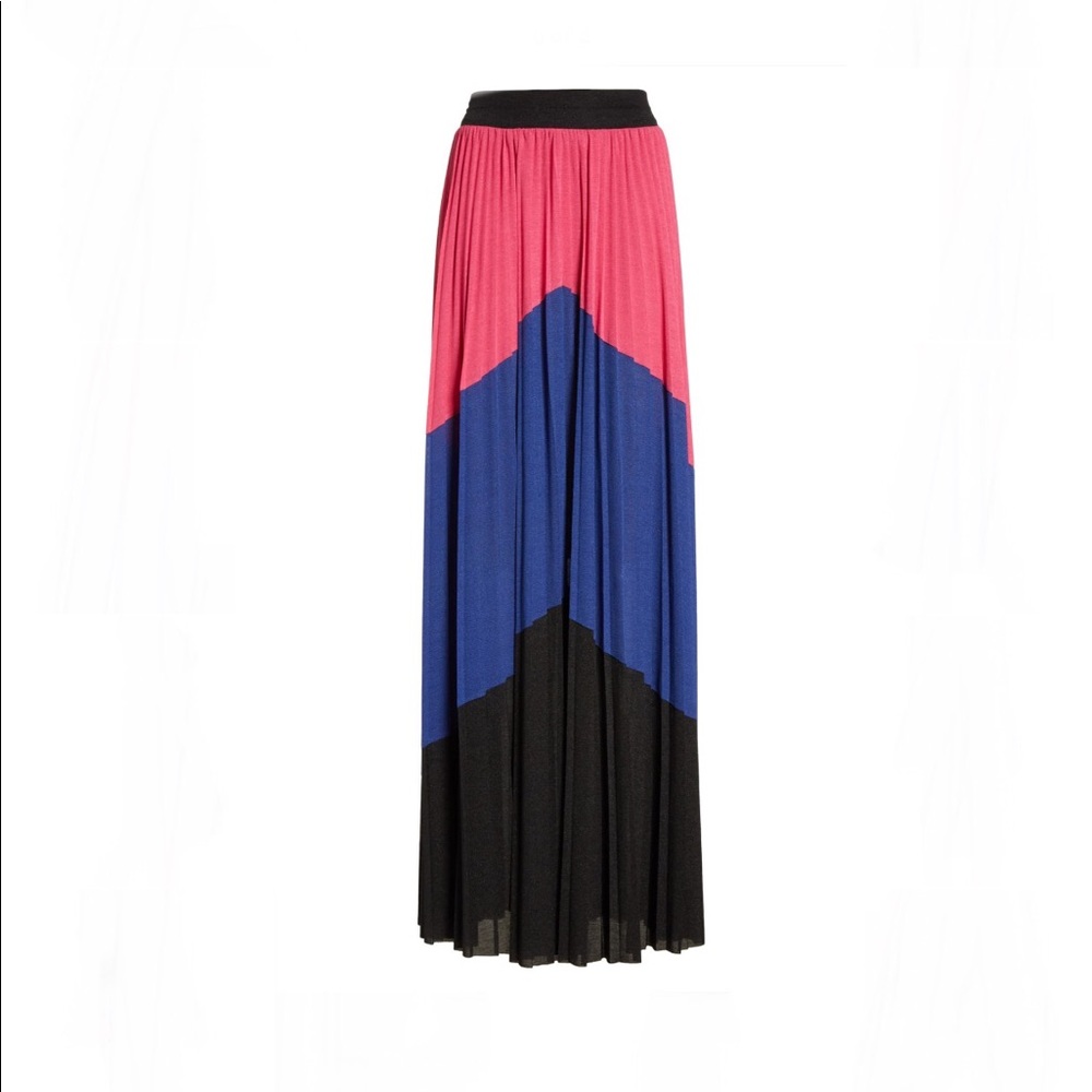 NWOT Tracy Reese Colorblock Maxi Skirt - Size L - Picture 5 of 6